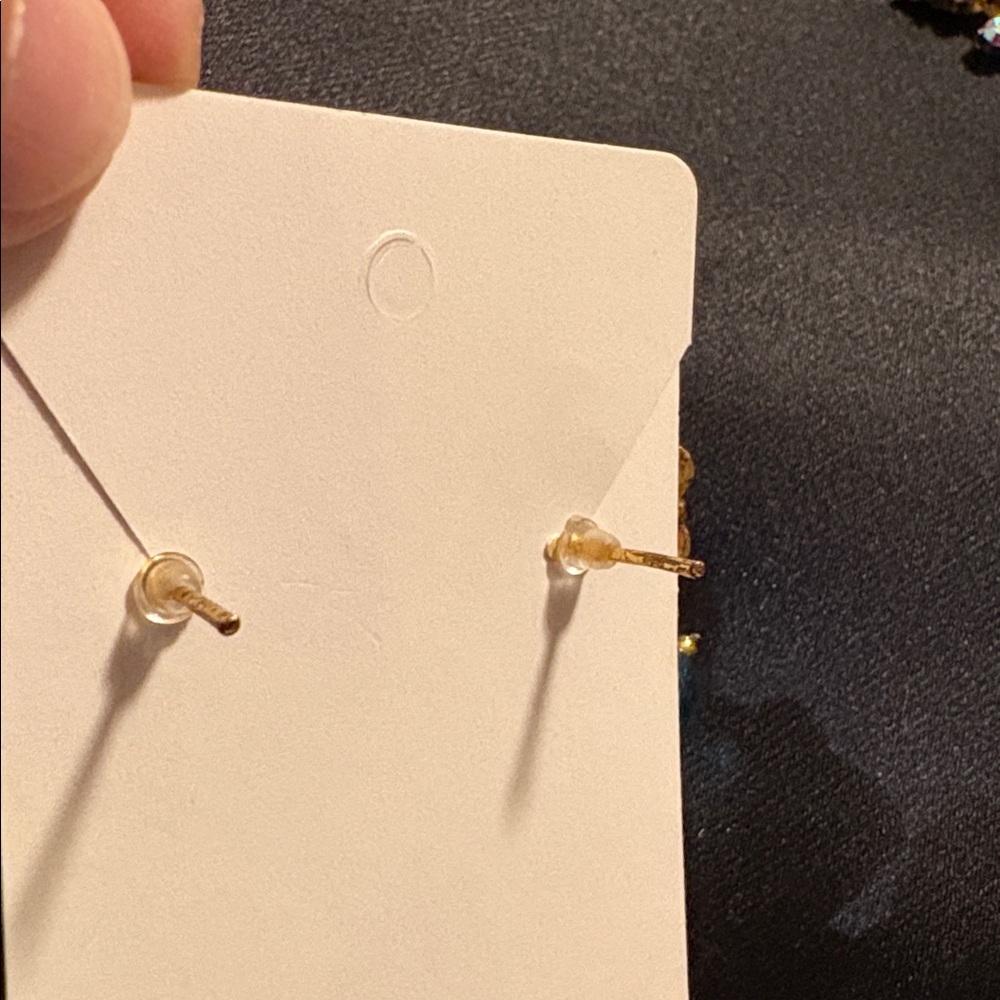 5 Pair Statement Earrings Bundle | Weighted Gold … - image 7